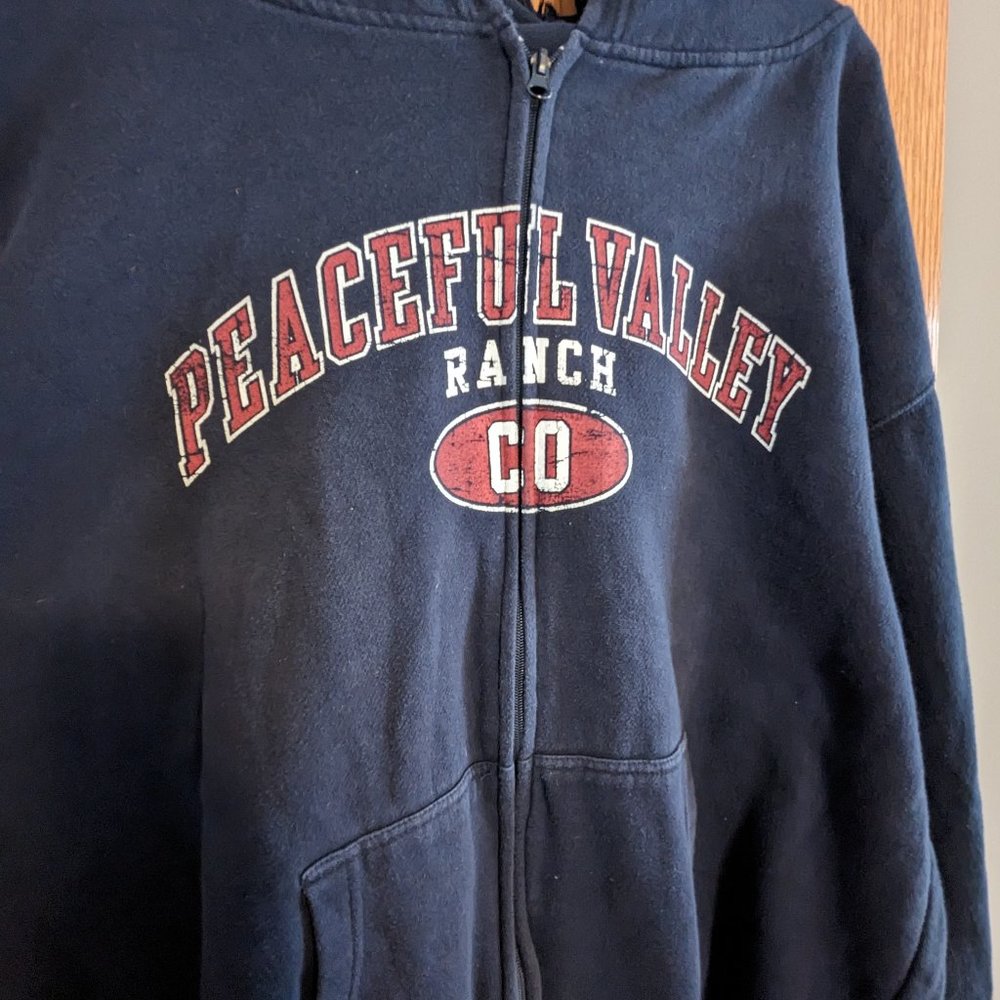 Men's 2XL Navy Blue Hoodie